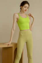 Load image into Gallery viewer, Spaghetti Strap Scoop Neck Sports Bra