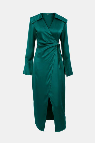 VERY MERRY Midi Wrap Dress
