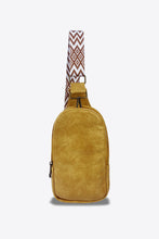 Load image into Gallery viewer, Adjustable Strap PU Leather Sling Bag