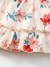 Load image into Gallery viewer, Baby Girl Floral Smocked Frill Trim Dress