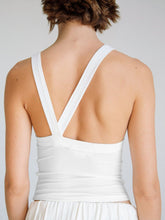 Load image into Gallery viewer, Halter Neck Ribbed Cropped Top