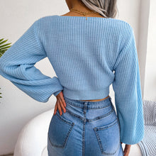 Load image into Gallery viewer, ETIQUETTE FIRST Cropped Sweater
