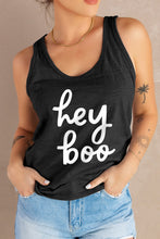 Load image into Gallery viewer, HEY BOO Graphic Tank Top
