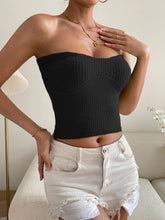 Load image into Gallery viewer, Sweetheart Neck Knit Tube Top