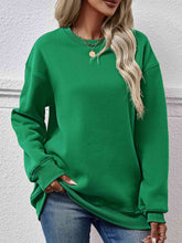 Load image into Gallery viewer, Round Neck Long Sleeve Sweatshirt