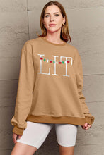 Load image into Gallery viewer, Simply Love Full Size LIT Long Sleeve Sweatshirt
