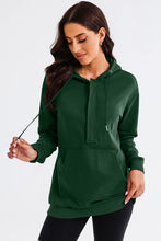 Load image into Gallery viewer, Drawstring Half Zip Hooded Dress