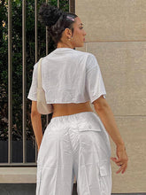 Load image into Gallery viewer, Drawstring Waist Cargo Pants