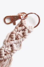 Load image into Gallery viewer, Assorted 4-Pack Macrame Fringe Keychain