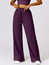 Load image into Gallery viewer, Drawstring High Waist Active Pants
