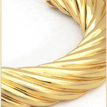 Load image into Gallery viewer, Gold-Plated C-Hoop Earrings