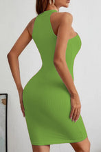 Load image into Gallery viewer, Lace-Up Sleeveless Pencil Dress