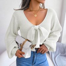 Load image into Gallery viewer, ETIQUETTE FIRST Cropped Sweater