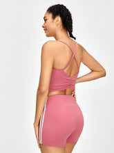 Load image into Gallery viewer, Crisscross Spaghetti Strap Active Bra