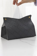 Load image into Gallery viewer, 2-Pack Woven PU Tissue Box Covers