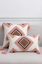 Load image into Gallery viewer, Geometric Graphic Tassel Decorative Throw Pillow Case