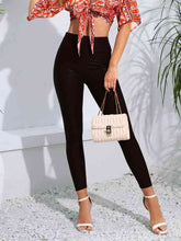 Load image into Gallery viewer, Wide Waistband Cropped Leggings
