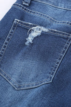 Load image into Gallery viewer, High-Rise Distressed Hem Detail Jeans