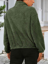 Load image into Gallery viewer, Zip Up Turtleneck Long Sleeve Jacket
