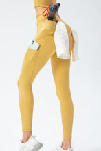Load image into Gallery viewer, Full Size Slim Fit High Waist Long Sports Pants with Pockets