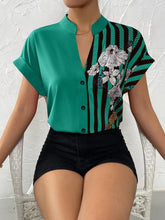 Load image into Gallery viewer, Contrast Color Buttoned Shirt