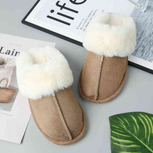 Load image into Gallery viewer, Faux Suede Center Seam Slippers