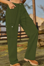 Load image into Gallery viewer, Loose Fit Drawstring Jeans with Pocket