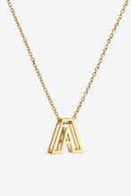 Load image into Gallery viewer, A to J Letter Pendant Necklace