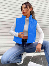Load image into Gallery viewer, Zip-Up Puffer Vest