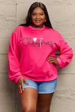 Load image into Gallery viewer, Simply Love Full Size CHRISTMAS Long Sleeve Sweatshirt
