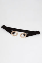 Load image into Gallery viewer, Double Hoop Buckle Elastic Belt