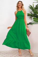 Load image into Gallery viewer, Smocked Crisscross Spaghetti Strap Dress