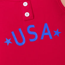 Load image into Gallery viewer, Kids USA Graphic Tank and Star and Stripe Shorts Set