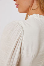 Load image into Gallery viewer, Frill Balloon Sleeve Ruffle Hem Mini Dress