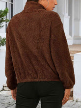 Load image into Gallery viewer, Zip Up Turtleneck Long Sleeve Jacket