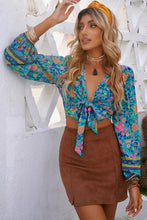 Load image into Gallery viewer, BIANCA Floral Cropped Top