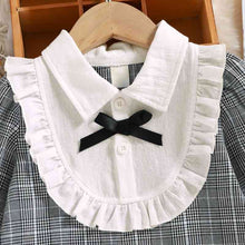 Load image into Gallery viewer, Baby Girl Plaid Flounce Sleeve Dress