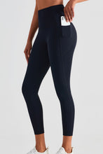 Load image into Gallery viewer, Wide Waistband Sports Leggings with Pockets