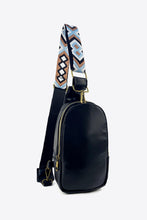 Load image into Gallery viewer, Adjustable Strap PU Leather Sling Bag