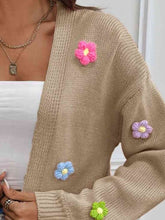 Load image into Gallery viewer, Floral Long Sleeve Open Front Cardigan