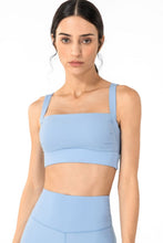 Load image into Gallery viewer, Open Back Pleated Detail Sports Bra