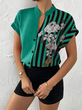 Load image into Gallery viewer, Contrast Color Buttoned Shirt
