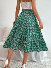 Load image into Gallery viewer, Printed Ruffle Hem Midi Skirt