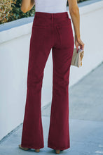 Load image into Gallery viewer, High Waist Flare Jeans with Pockets