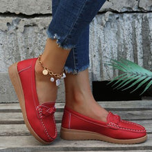 Load image into Gallery viewer, Weave Wedge Heeled Loafers