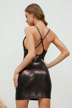 Load image into Gallery viewer, Backless Cowl Neck Pencil Dress