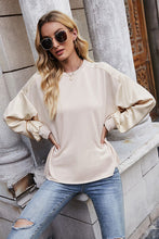 Load image into Gallery viewer, Round Neck Dropped Shoulder Sweatshirt