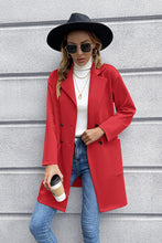 Load image into Gallery viewer, Lapel Collar Long Sleeve Blazer