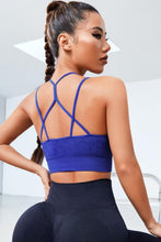 Load image into Gallery viewer, Strappy Scoop Neck Sports Bra