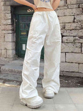Load image into Gallery viewer, Drawstring Waist Parachute Pants